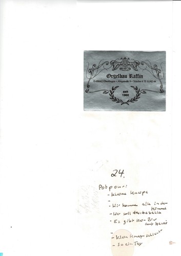 Musikrolle 20er für