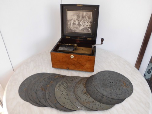 1900 polyphon spieluhr - um,