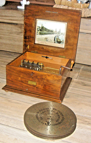 Polyphon spieluhr orgel - orgel, 20